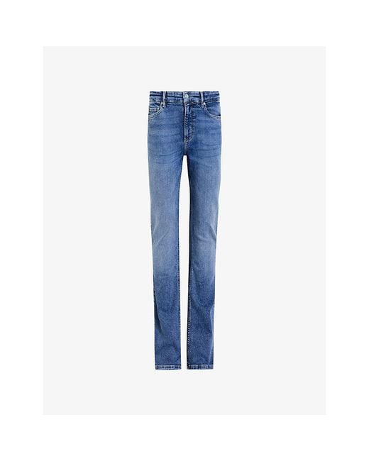 AllSaints Blue Haldan Slim-Fit Denim Jeans