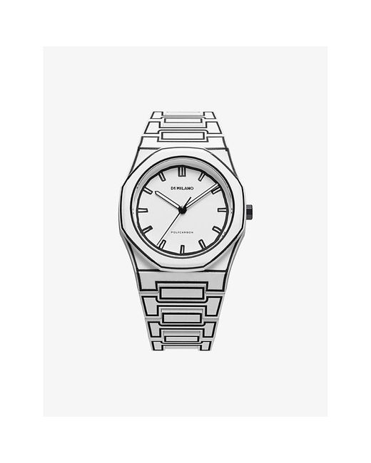 D1 Milano Metallic Polycarbon Sketch Polycarbonate Quartz Watch