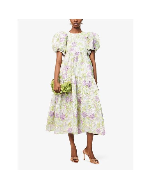 ワンピース sister jane Anamaria Jacquard Dress sister jane Anamaria Jacquard Dress SISTER JANE Maria Floral