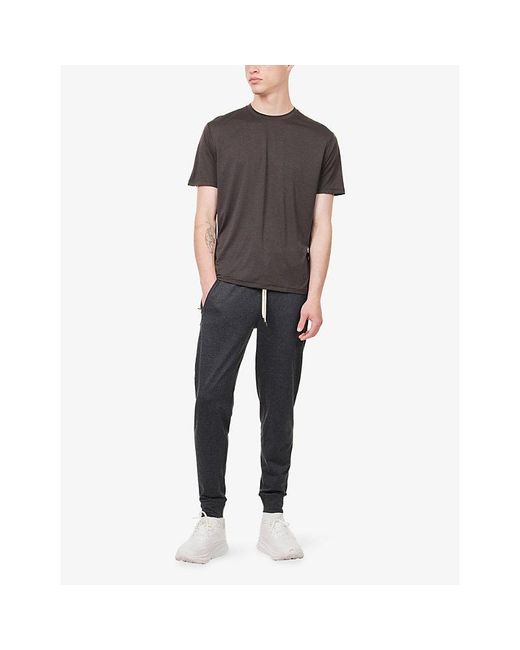 vuori Blue Ponto Performance Stretch-Woven Jogging-Bottoms for men