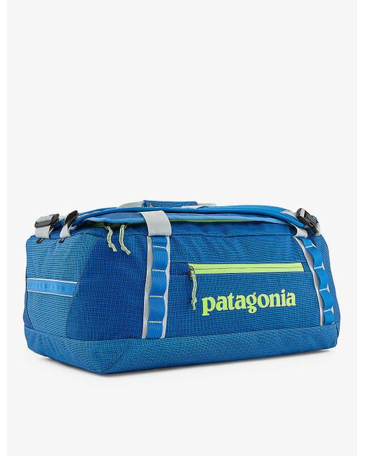 Patagonia Blue Black Hole 40l Recycled-polyester Duffle Bag