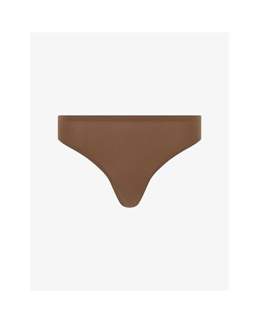 Chantelle Natural Soft Stretch Seamless One-Size Thong