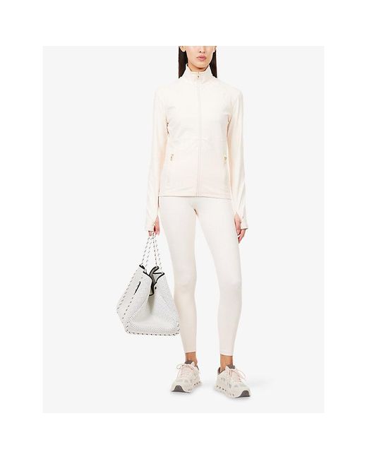 Now You Live White Willoughby High-Rise Yoga Leggings