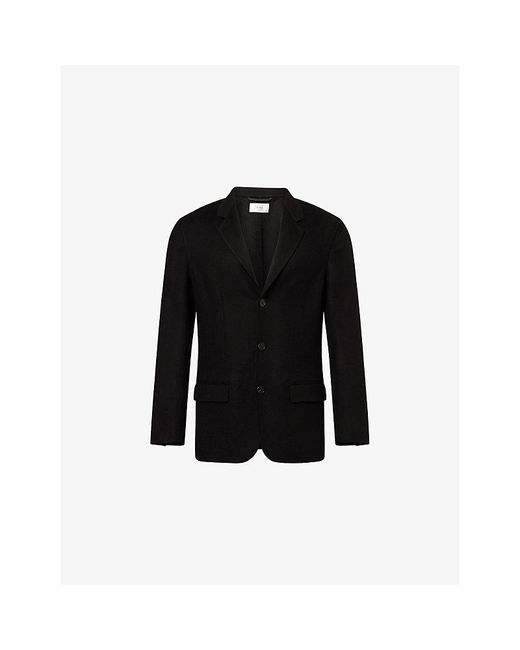 The Row Black Ravi Single-Breasted Wool Jacket for men