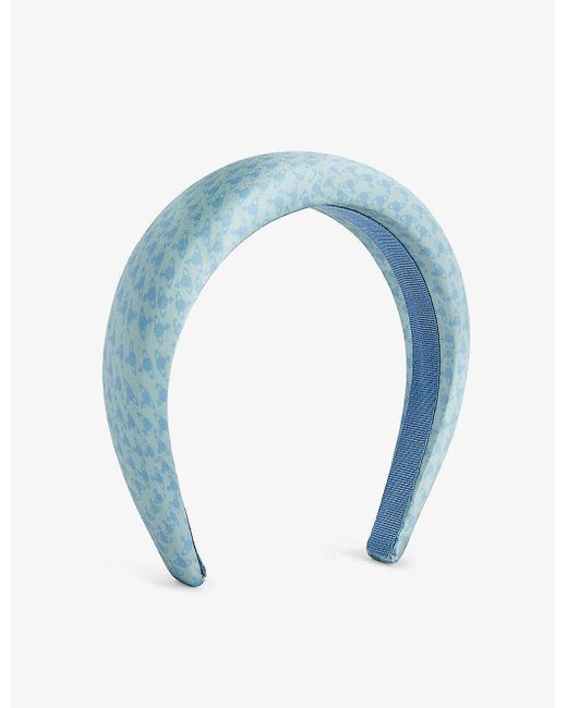 Vivienne Westwood Blue Hilma Orb-print Silk Headband