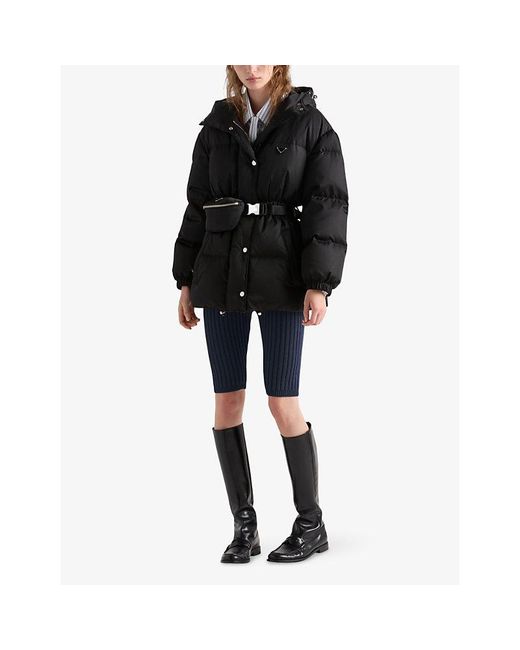 Prada Black Re-Nylon Down Jacket