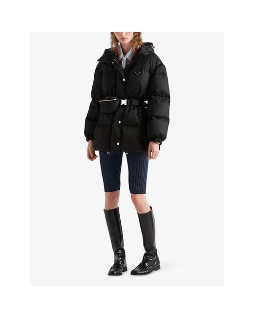 Prada Black Re-Nylon Down Jacket