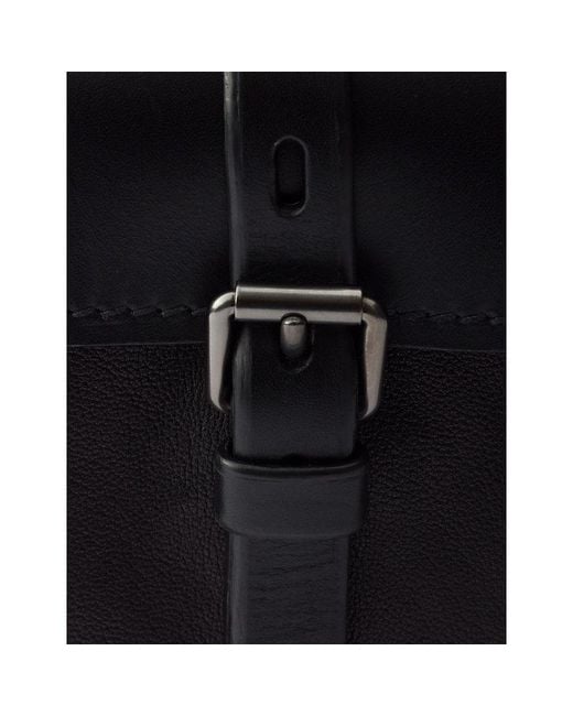 Prada Black Route Mini Leather Bucket Bag