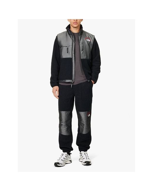 The North Face Blue Retro Denali Relaxed-Fit Fleece Jogging Bottoms for men
