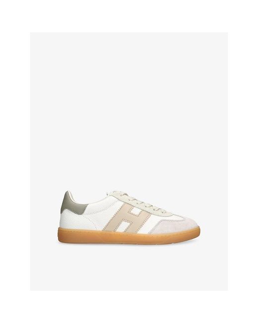 Hogan White Cool Suede Trainers