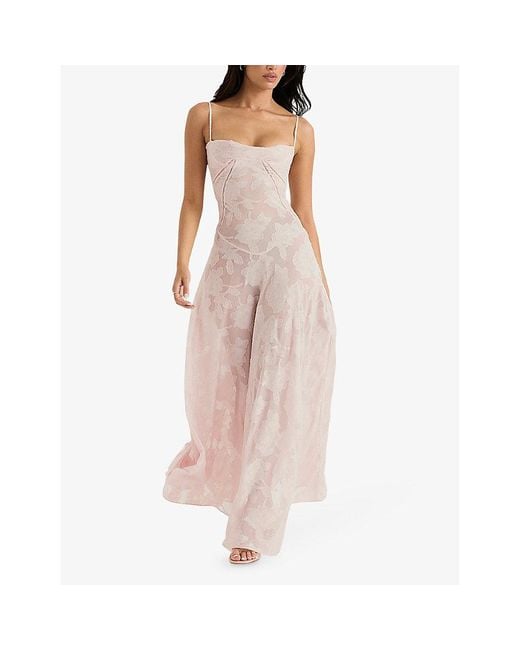 slim fit dress slacks White Maxi Dress - Seren Maxi Dress - Ivory main image 1