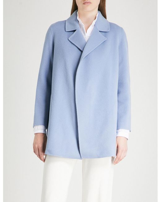 clairene jacket in double face wool cashmere