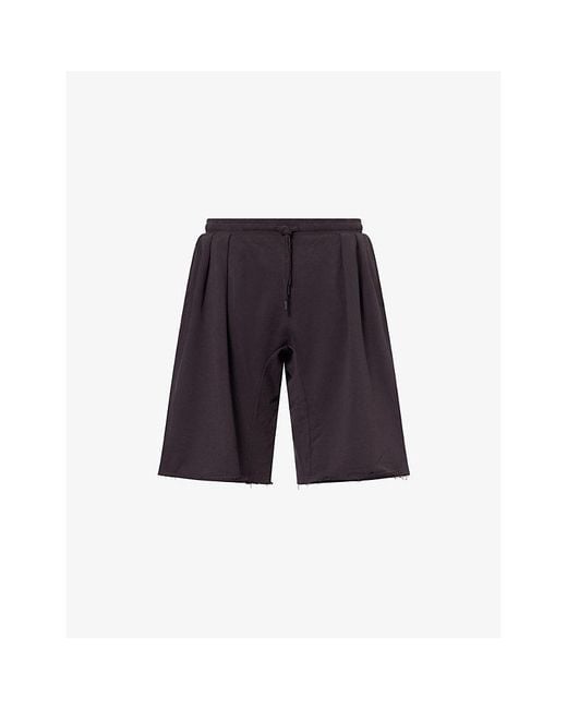 Seventh Blue V3 Raw-Hem Cotton Shorts for men
