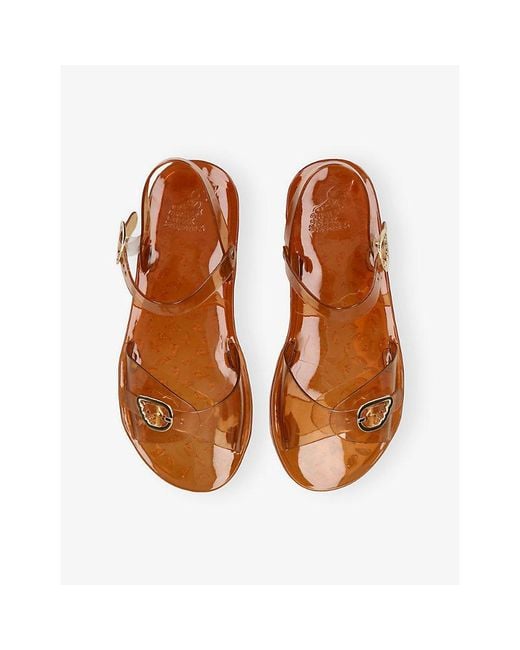 Ancient Greek Sandals Natural Irini Jelly Sandals