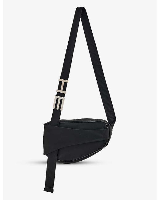 HELIOT EMIL Brand-plaque Shell Cross-body Bag in Black for Men | Lyst