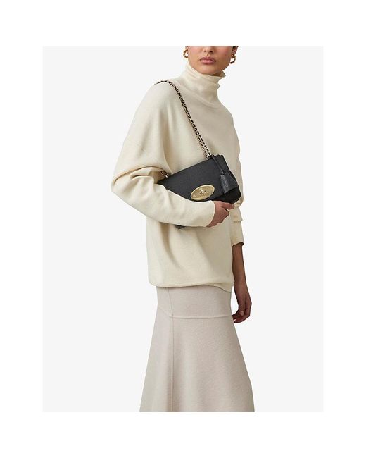 Mulberry Black Lily Leather Shoulder Bag