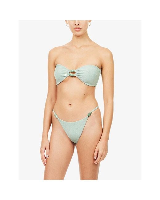Devon Windsor Green Alina Bikini Bottom