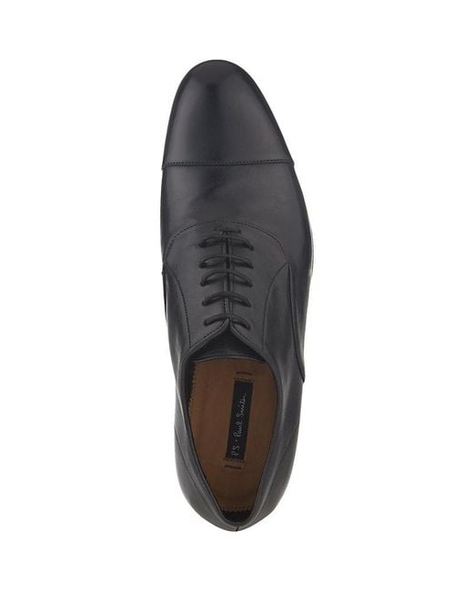 Paul Smith Black Eduardo Leather Oxford Shoes for men