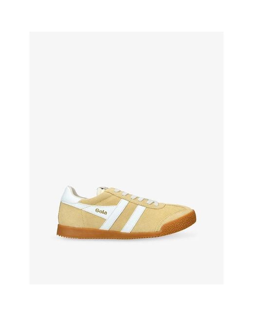 Gola Natural Elan Suede Trainers