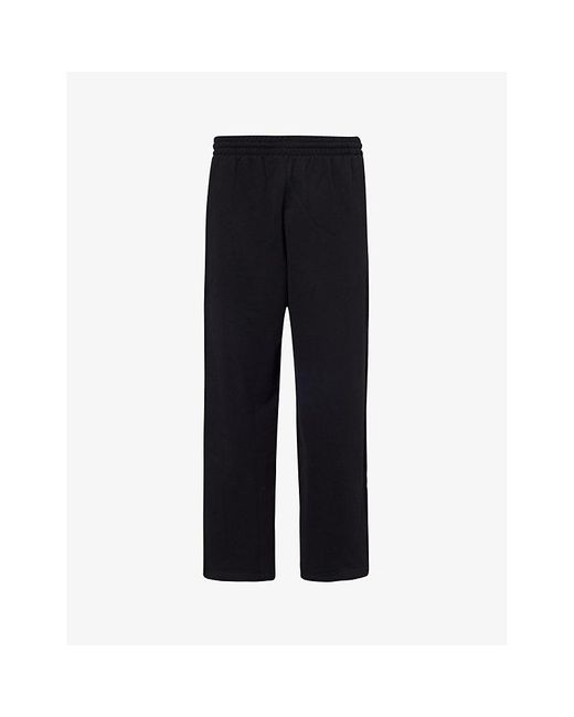 Wardrobe NYC Black X Hailey Bieber Relaxed-fit Wide-leg Cotton-jersey jogging Bottoms