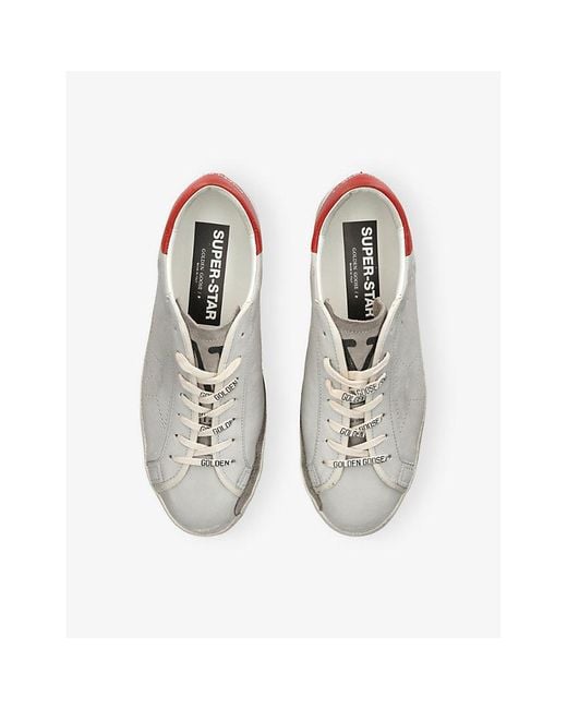 Golden Goose Deluxe Brand White Super-Star Leather Low-Top Trainers for men
