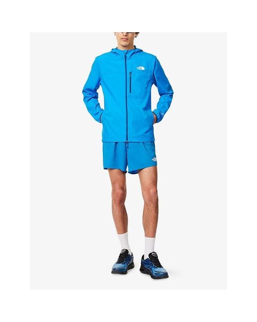 The North Face Blue Higher Run Wind Relaxed-Fit Waterproof Jacket for men