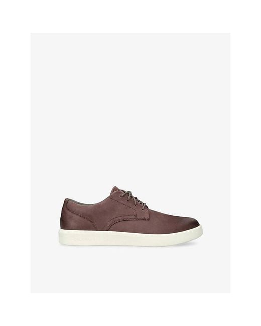 Cole Haan Brown Grand Crosscourt Daily Nubuck-Leather Trainers for men