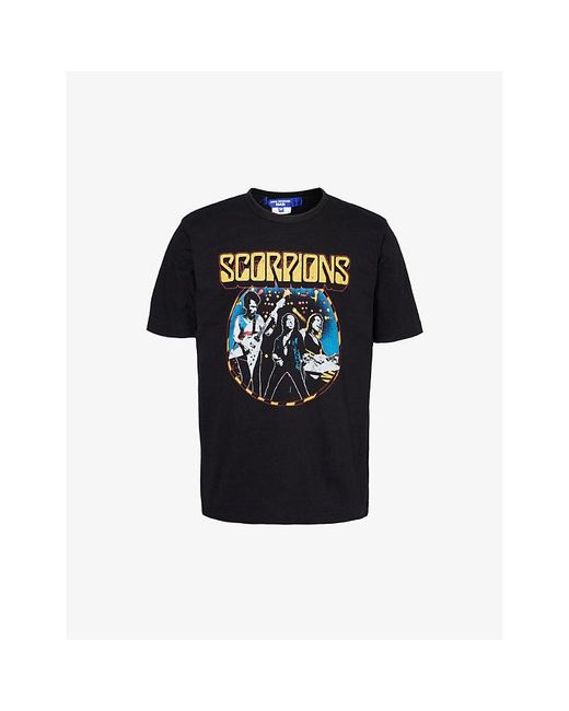 Junya Watanabe Black Scorpions Graphic-print Cotton-jersey T-shirt for men