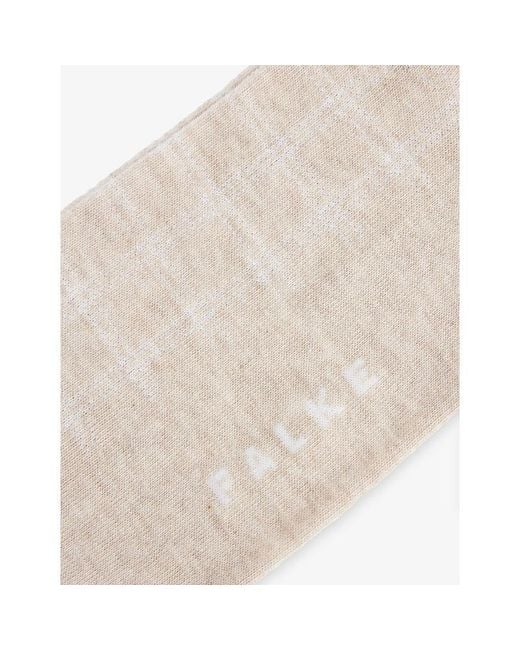 Falke White Modern Tailor Cotton-Blend Socks for men