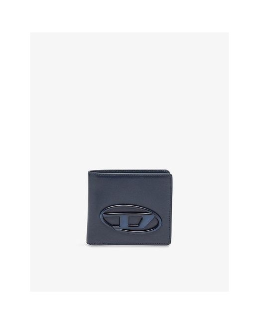 ぷ  DIESEL Holi-D Bi Fold Coin S 3d DIESEL Holi-D Bi Fold Coin S 3D Leather Wallet in Blue for Men | Lyst