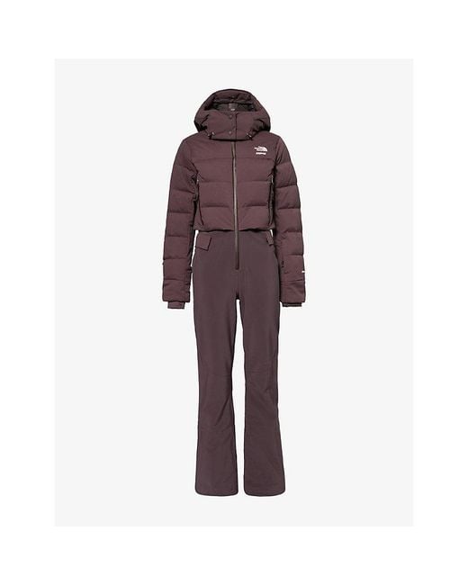 The North Face Red X Skims Hooded Woven Ski Jumpsuit