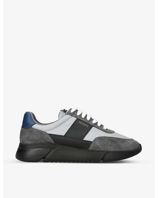 Axel Arigato Genesis Vintage Recycled polyester And Suede Low top Trainers In Black Lyst