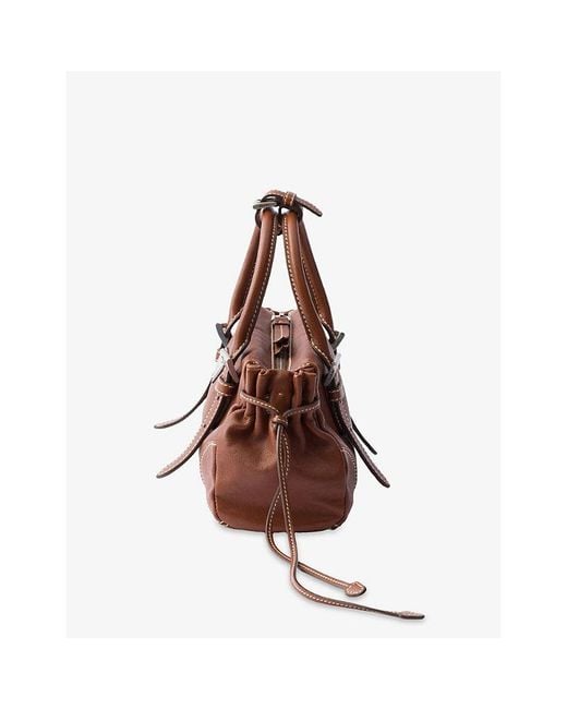 Prada Brown Bonnie Small Leather Shoulder Bag