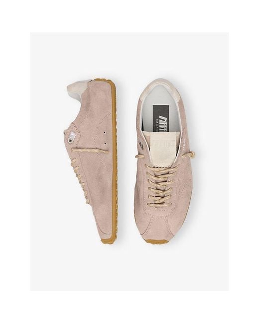 Golden Goose Deluxe Brand Natural Marathon Spreed 25788 Suede Trainers