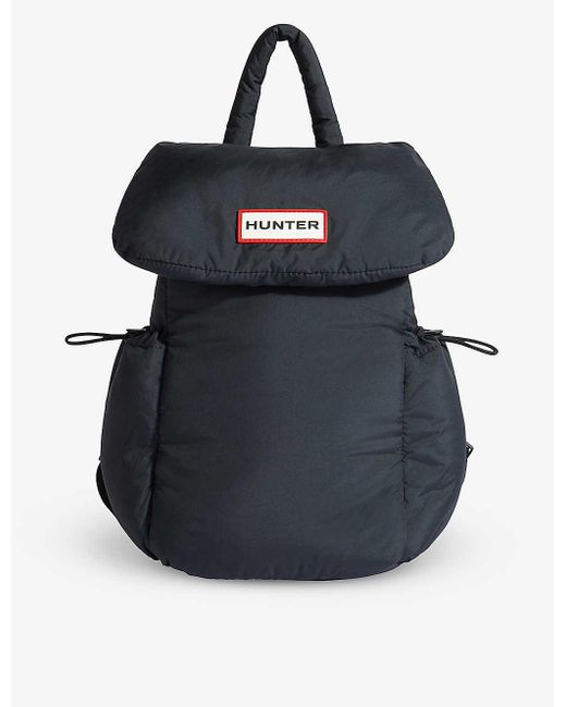 Hunter Black Intrepid Puffer Shell Backpack