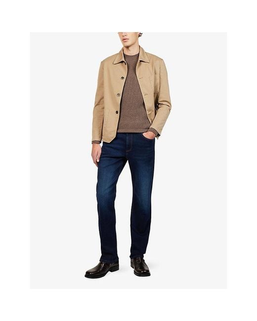 Vingt Quatre Blue Hardy Straight-Fit Denim Jeans for men