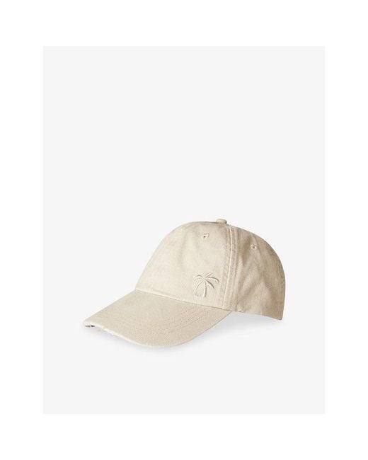 Benetton Natural Logo-Embroidery Adjustable Cotton Cap 6-14 Years for men