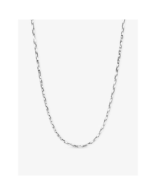 Sif Jakobs Metallic Savona Rhodium-Plated Sterling Chain Necklace