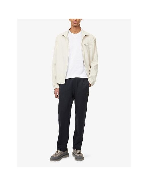 Moncler White Crewneck Double-Badge Cotton T-Shirt for men