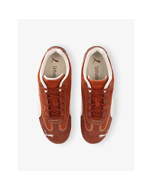 PUMA Brown Speedcat Og Suede Trainers