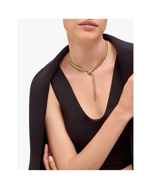 BVLGARI Serpenti Tubogas 18Ct- Brilliant-Cut Diamond And