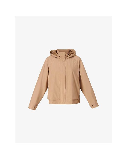 Sweaty Betty Natural Motion Waterproof Cropped Woven Parka Jacket