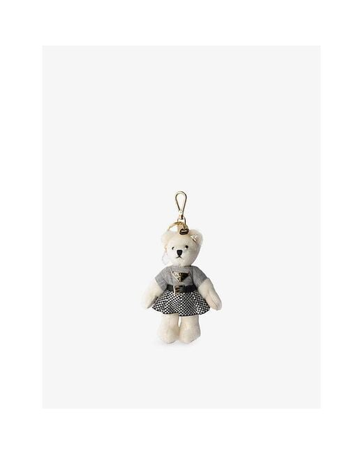 Prada Metallic Teddy Cotton And Mohair-Blend Bag Charm