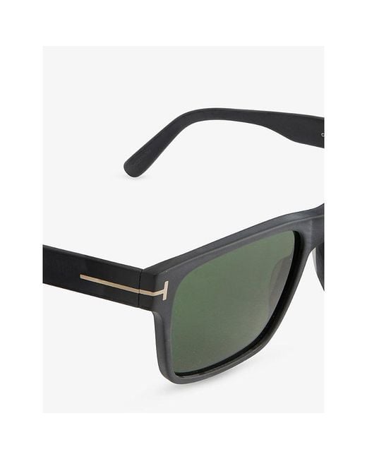 Tom Ford Green Tr001981 Calder Square-Frame Acetate Sunglasses for men