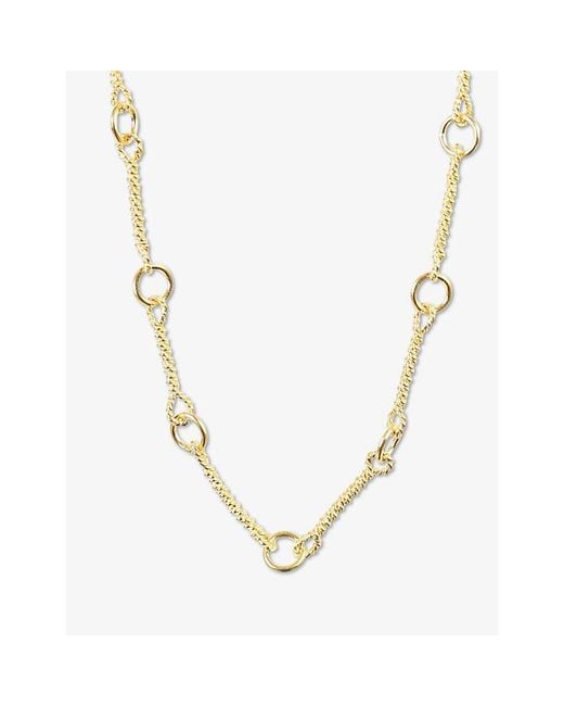 La Maison Du Couturier Metallic Ece London The Roman 22Ct Vermeil Chain Necklace