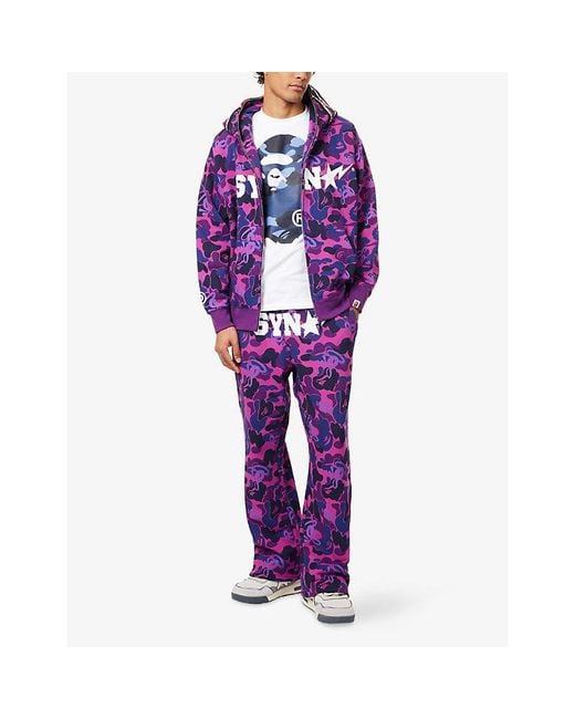 パンツ A BATHING APE x Spotify x SYNA A Bathing Ape Bape X Spotify X Syna Camouflage-Print Cotton-Blend