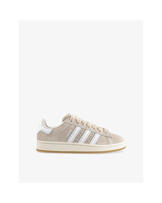 Adidas White Campus 00S Suede Trainers