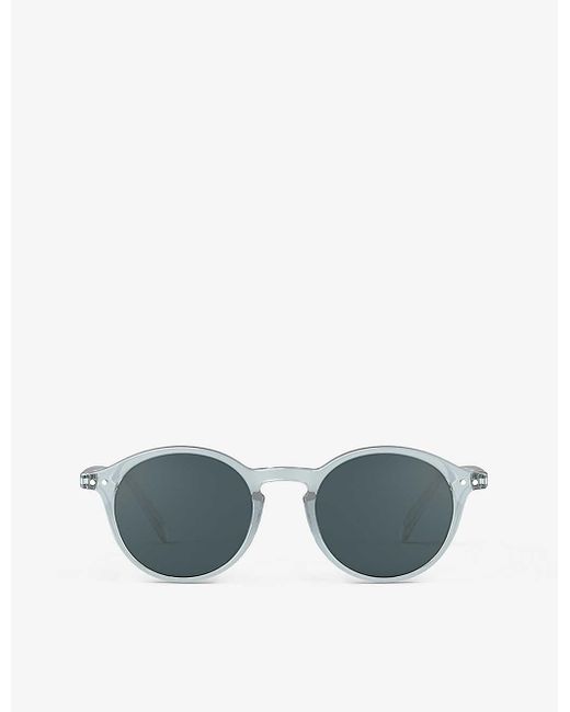 Izipizi Blue #d Round-frame Polycarbonate Sunglasses