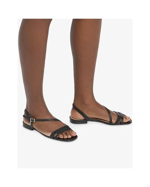 Dune Multicolor Levon Leather Sandals