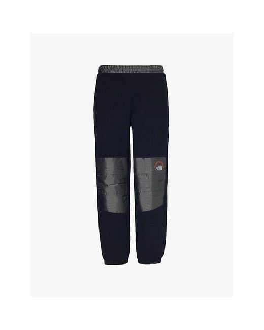 The North Face Blue Retro Denali Relaxed-Fit Fleece Jogging Bottoms for men